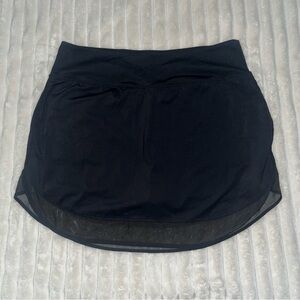 Softlyzero™ Airy Contrast Mesh 2-in-1 Side Pocket Cool Touch Golf Skirt • XL